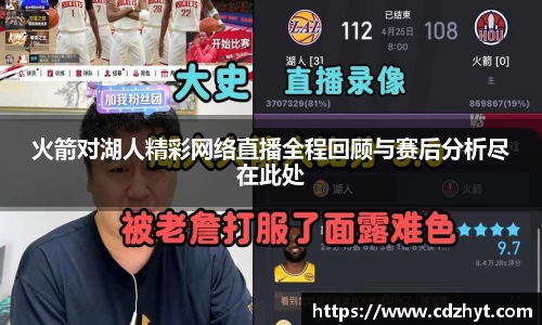火箭对湖人精彩网络直播全程回顾与赛后分析尽在此处